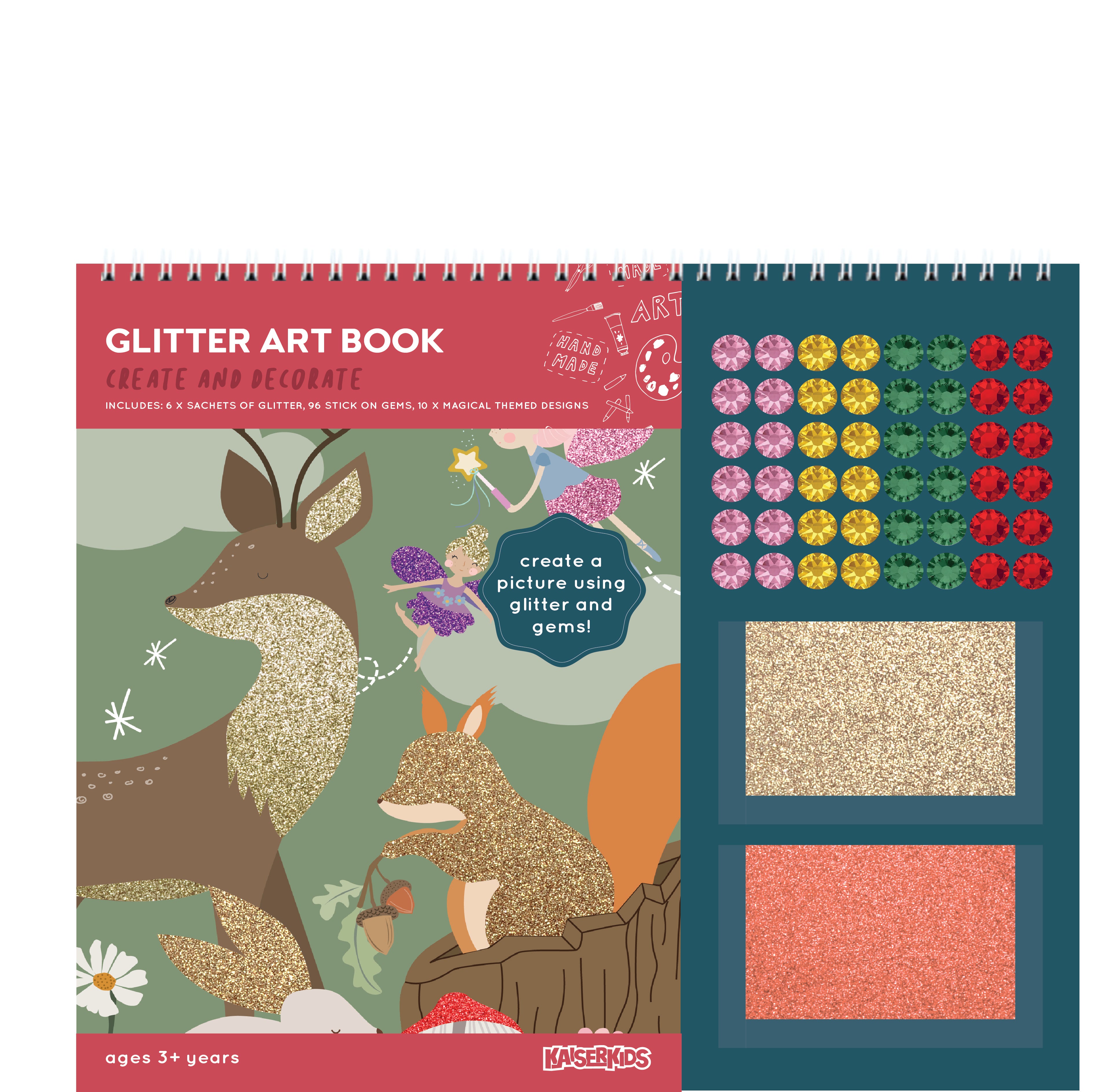 Glitter Activity Book - Woodlands